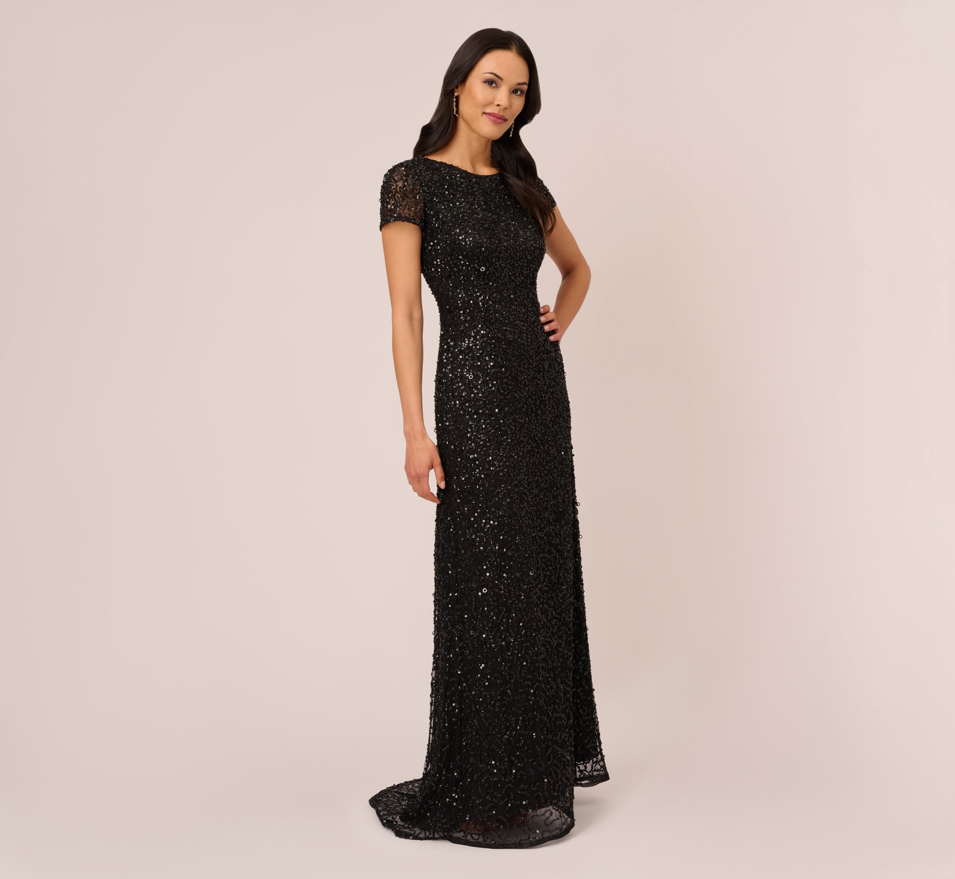 Portia and Scarlett - PS2266 One Shoulder High Slit Sequin Gown – Couture  Candy